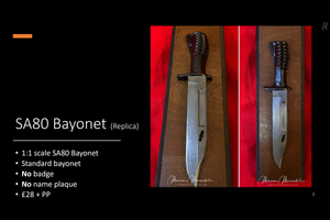 British Army SA80 Bayonet (Small mount)