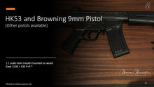 Load image into Gallery viewer, HK53 and 9mm Pistol
