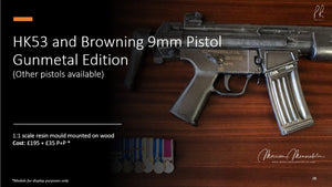 HK53 and 9mm Pistol (Gun metal Edition)