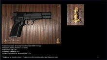 Load image into Gallery viewer, Browning 9mm Pistol (Longmoor edition)

