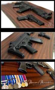 HK53 and 9mm Pistol