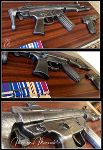 HK53 and 9mm Pistol (Gun metal Edition)