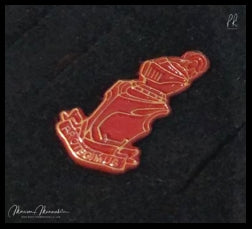 Protegimus lapel pin (Scarlet)