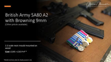 Load image into Gallery viewer, British Army SA80 and pistol
